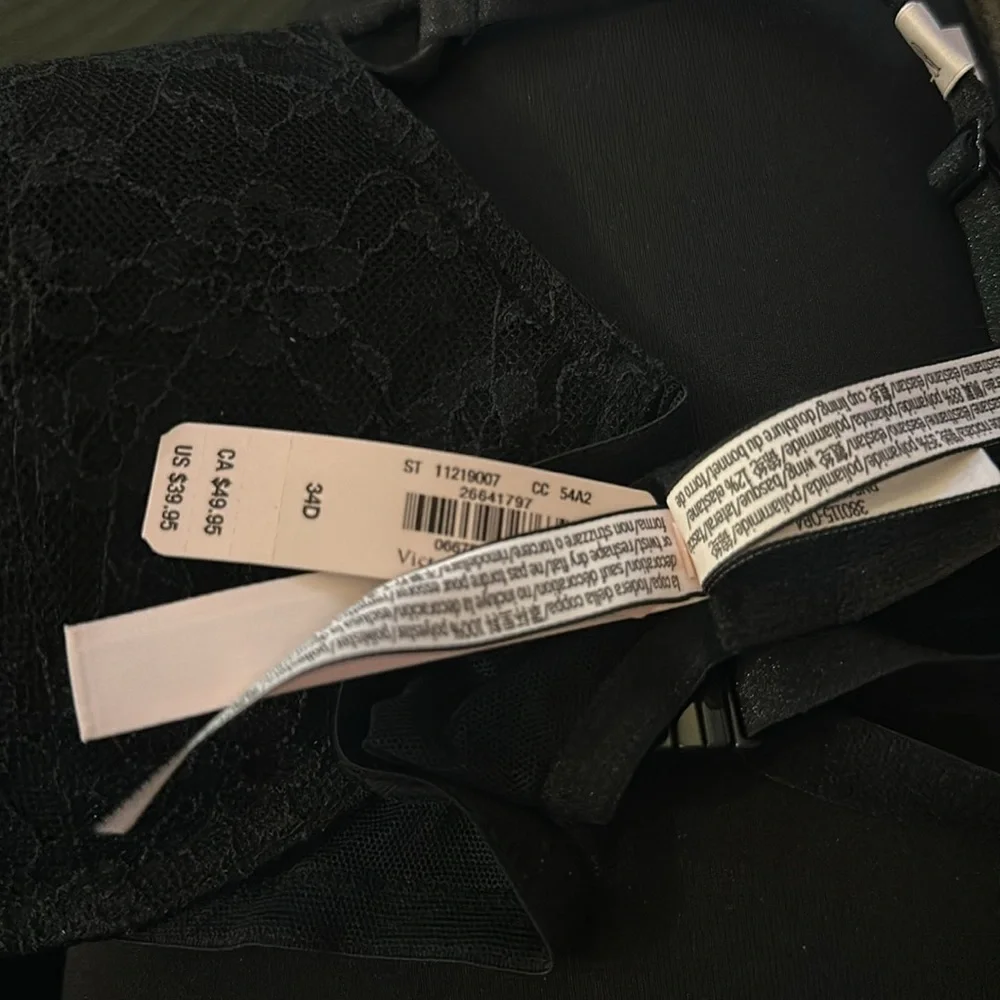 VICTORIA'S SECRET Sexy‎ Tee Wireless Smooth Push-Up Bra